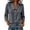 *Dark Gray, variant on VBVC Women's Cotton-Linen Button Down Blouse , Ladies' Peter Pan Collar 3/4 Sleeve Top , Office Work Summer Shirts For Women,Beige,S-2XL