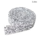 thumbnail image 5 of Monstrate Pegatinas ostentosas para cinturón DIY, cuentas decorativas para arreglar prendas, tira de taladro adhesivo de fusión en caliente para adorno Artesanía Plata 1 Yarda 0.5 cm de ancho Monstrate HA059789-01, 5 of 6