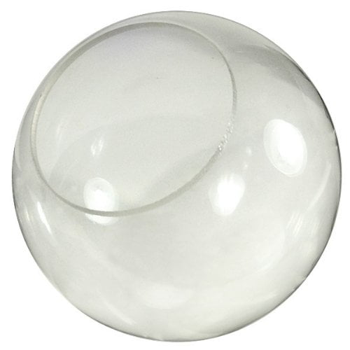 Globe Acrylique Transparent de 14 Po - avec Ouverture Sans Cou de 5,25 Po - Américain 3202-14020-003