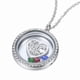thumbnail image 4 of Living Memory Locket Colgante Collar Joyas flotantes, 4 of 8