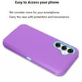thumbnail image 6 of Galaxy S23 FE 5G 2023 Case, Defender Phone Case For Samsung Galaxy S23 FE 5G 2023 6.4",Takfox Heavy Duty Shockproof Rugged Rubber Full Body Protective, 3 in 1 Hybrid Bumper Hard Cover (Purple), 6 of 9