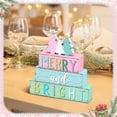 thumbnail image 3 of Juego de letreros de madera para árbol de Navidad Geelin Candy Color, 3 of 6