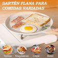 thumbnail image 4 of Sartén Antiadherente Cocina Crepera Con Revestimiento 24cm BLANCO, 4 of 5