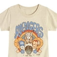 thumbnail image 3 of Marvel The Avengers - Floral - Toddler And Youth Girls Fitted Short Sleeve Graphic T-Shirt, 3 of 5