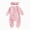 A87-Pink, variant on Caqnni 0-3 Months Unisex Baby Baby Girls Romper Newborn Fart Coat Long Sleeve Pack Foot Climb One-Piece Jumpsuit,A87-Wine