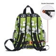thumbnail image 5 of FORMRS Kids School Backpack with Front Zippered Pocket 12" Student Travel Daypack, Retro Floral, 5 of 6