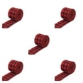 thumbnail image 3 of sweethay Cintas de Navidad Decoraciones de casa de tela escocesa portátiles Accesorios decorativos de de envoltura de lujo para celebración 3 3 Ancho 6cm 5Conjunto, 3 of 6