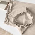 thumbnail image 4 of Delayuji Womens Wide Leg Pants High Waisted Straight Leg Loose Cotton Linen Pants Casual Lace Wrapped Baggy Pants L-4XL, 4 of 5