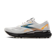 Brooks Men’s Adrenaline GTS 23 GTX Waterproof Supportive Running Shoe - Oyster Mushroom/Orange/Blue - 8 Medium