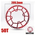 thumbnail image 4 of Plateau de Vélo 104BCD Roue Dentée Vélo Anneau de Chaîne Plateau Pièces Simples Pignon Vélo Chaîne Rouge 50T, 4 of 9