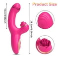 thumbnail image 3 of XBONP Sex Toys Clitoral Vibrator Dildo Clitoris Stimulator, Sexual Pleasure Tools Bendable Personal Massager, Nipple G Spot Vibrators Adult Toy for Women Females, 3 of 5