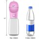thumbnail image 4 of Botella de agua portátil para perros, rosa de viaje para perros a prueba de fugas de gran capacidad Afortunado Sencillez, 4 of 5