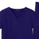 thumbnail image 4 of Conjunto de uniforme para mujer, traje cómodo, sencillo, con múltiples bolsillos, ligero, escote en V, duradero, informal, pantalones de , Azul profundo S Salvador Blusa y pantalones médicos, 4 of 10