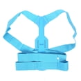 thumbnail image 1 of Cinturón de corrección jorobado Soporte de espalda Corrector de postura elástico y transpirableAzul L, 1 of 8