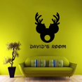 thumbnail image 3 of Reindeer Design Customized Wall Art Vinyl Decal - Custom Vinyl Wall Art - Personalized Name - Baby Girls Boys Kids Bedroom Decal Room Wall Art Stickers Decoration Size (20x20 inch), 3 of 3