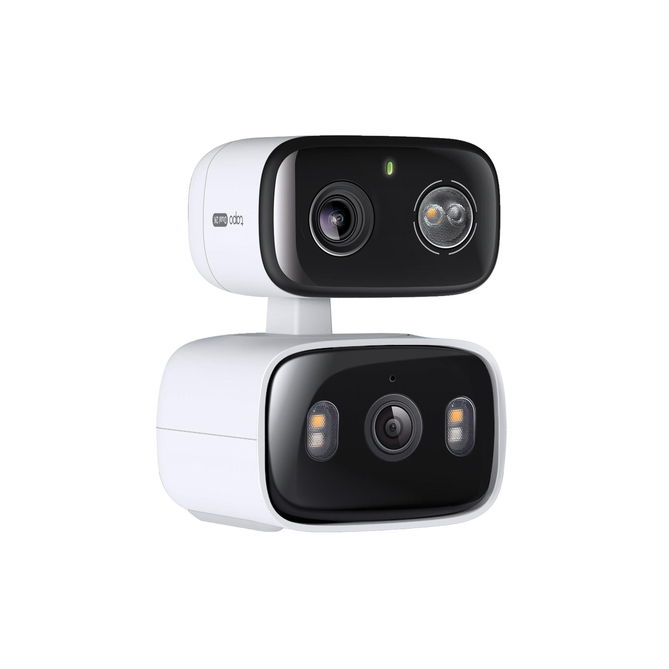 TP-Link Tapo TCW34 Dual-Camera Pan/Tilt, Indoor/Outdoor Security Camera - No Blind Spots, Dual 2K Resolution, Color Night Vision, AI Motion Tracking, IP65 Weatherproof, No Subscription Required