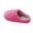 Hot Pink, variant on White Soft White Slippers With Fleece Interior, Ideal For Indoor Use, Warm And Cozy For Cold Days