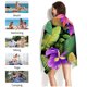 thumbnail image 3 of 1 toalla de playa estampada de felpa de doble cara con toalla de baño para natación para adultos de fibra ultrafina transfronteriza, terciopelo seco de doble cara, 3 of 5