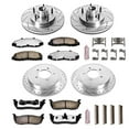 thumbnail image 3 of PowerStop Front and Rear Z36 Truck & Tow Carbon-Fiber Ceramic Brake Pad and Drilled and Slotted Rotor Kit Fits: FORD Select Models K1864-36, 3 of 9