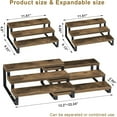 thumbnail image 3 of Spice Rack Organizer Bamboo-White - 2PCS, 3 of 5