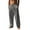 Gray_EN14, variant on Dwellite Mens Casual Cotton Linen Pants Drawstring Loose Fit Summer Beach Pant Lightweight Trousers with Pockets Saffron M