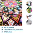 thumbnail image 4 of Rompecabezas Bgraamiens con mandala geométrica y colorida de 1000 piezas, 4 of 7