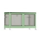 thumbnail image 1 of Armario portátil Strade Fareast Limited con tapas y puertas plegable verde, 1 of 8