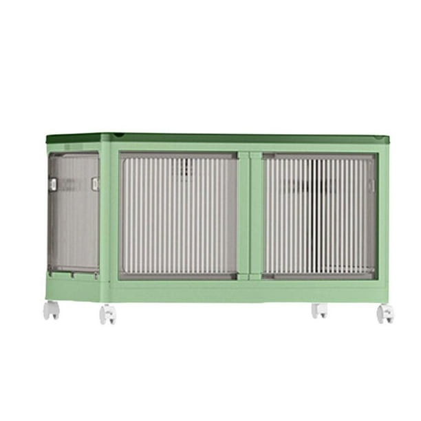 Armario portátil Strade Fareast Limited con tapas y puertas plegable verde