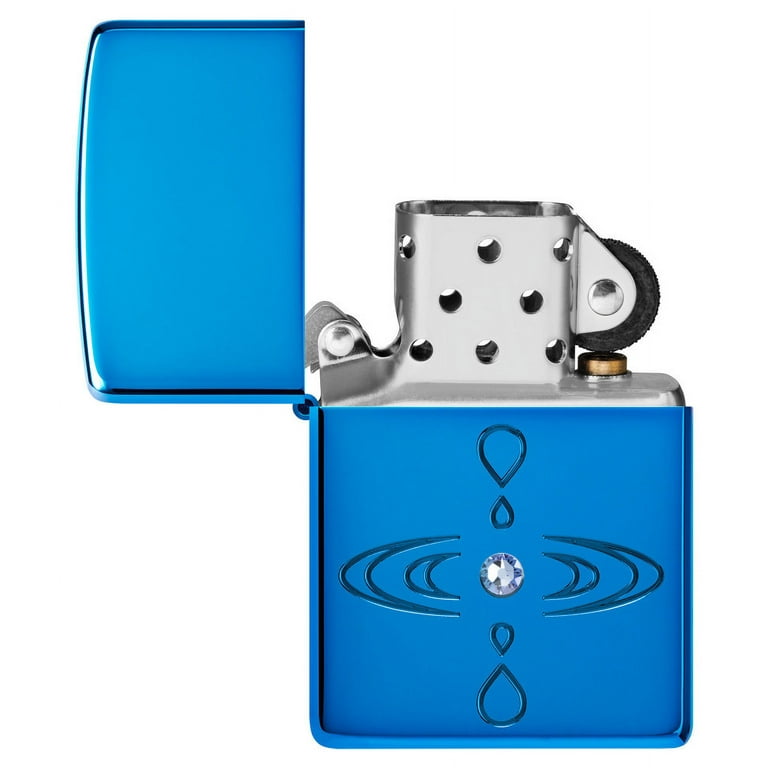 Zippo 48918 Simple Water Drop Refillable and Windproof Lighter