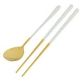 thumbnail image 2 of Ensemble de Baguettes et Cuillères Réutilisables, Ensemble de Baguettes et Cuillères en Acier Inoxydable Réutilisables Vaisselle, 2 of 8