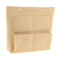 thumbnail image 1 of Grande De Aseo De Fieltro Multi-bolsillo Neceser De Masquillaje Cosmético Estuche De Artículos De Tocador Para Viaje Vacaciones Beige Salvador Gran organizador de fieltro para el hogar, 1 of 8
