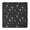 Black White Gothic-1, variant on Black White Gothic Dreamcatcher Moon Star Pattern Square Fitted Tablecloth with Elastic Edge,Square Table Cover,Washable Elastic Table Cover for Home Kitchen Party Decor 34"x34"
