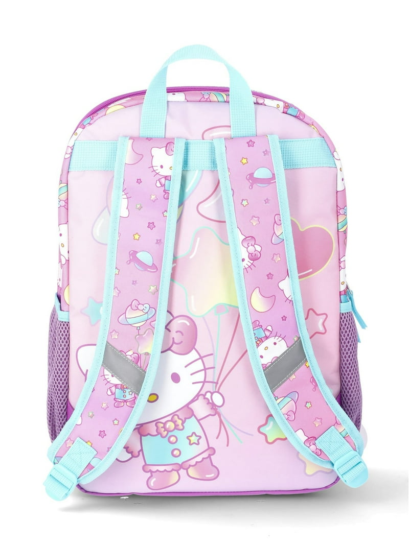 Sanrio Hello Kitty "On A Cloud " Girls' 17" Graphic Backpack and Keychain,  Purple - Walmart.com