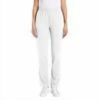 Admvng Womens Pants Solid Color Loose Work Uniform Loose Tight Waist Trousers Pocket Nursing Uniform Full Length Pants S-2XL