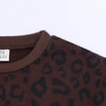 thumbnail image 5 of 2Pcs Toddler Baby Girls Leopard Print Summer Clothes Set, Uccdo Little Girl Casual Loose T-Shirt + Shorts Outfits 9M-7T, 5 of 8