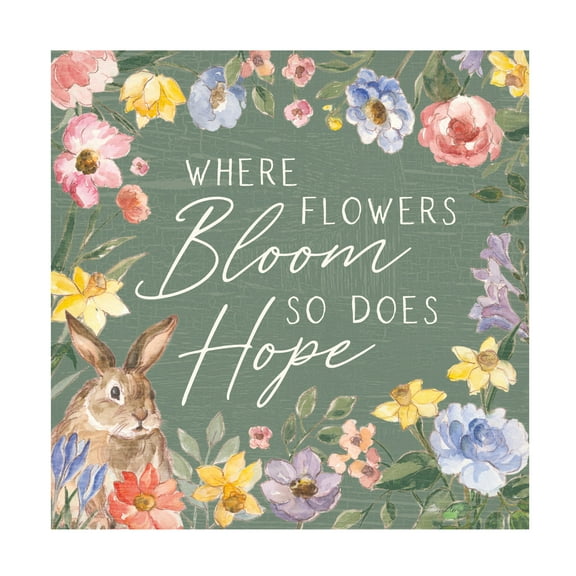 Silvia Vassileva 'Happy Easter III Sage' Canvas Art