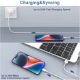 thumbnail image 3 of Cable cargador para iPhone XCF USB a Lightning 2 m carga rápida para iPhone 14 Pro/14 Pro Max/13/12/11/XR/XS/X/8/7/6/6s/Plus/SE/XR/iPad Air, 3 of 4