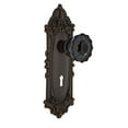 thumbnail image 4 of Nostalgic Warehouse Viccrb_Sd_Kh Victorian Rose Single Dummy Door Knob - Bronze, 4 of 6