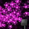 thumbnail image 1 of Luces Solares en Cadena Brightown 60 LED Rosadas Impermeables, 1 of 7