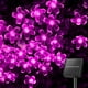 thumbnail image 1 of Luces Solares en Cadena Brightown 60 LED Rosadas Impermeables, 1 of 7