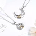 thumbnail image 5 of Juego de collares HUOGUO con doble anillo de cristal y cobre, 5 of 5