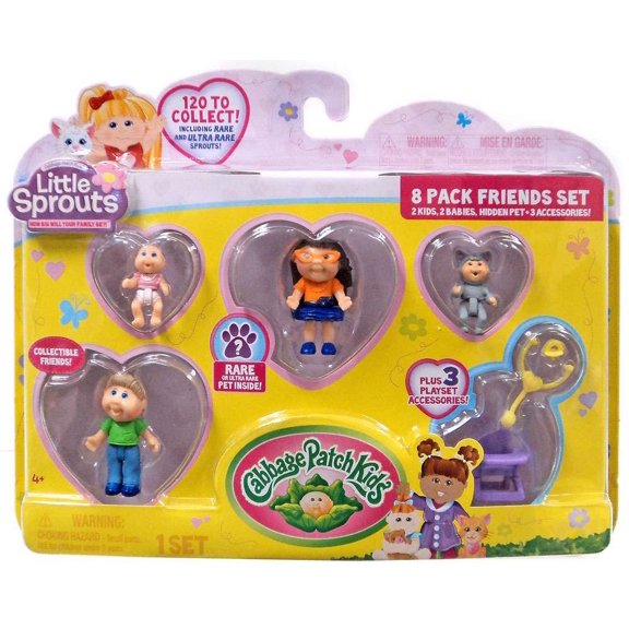 Cabbage Patch Kids Little Sprouts Quinn Sophia Mini Figure 8-Pack