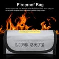 thumbnail image 3 of Fireproof Bag, LiPo Battery ExplosiOn Proof Safety Bags Pouch Charging  Sack Double  Flame Retardant Material Large Space Portable Fireproof Bag, 3 of 7