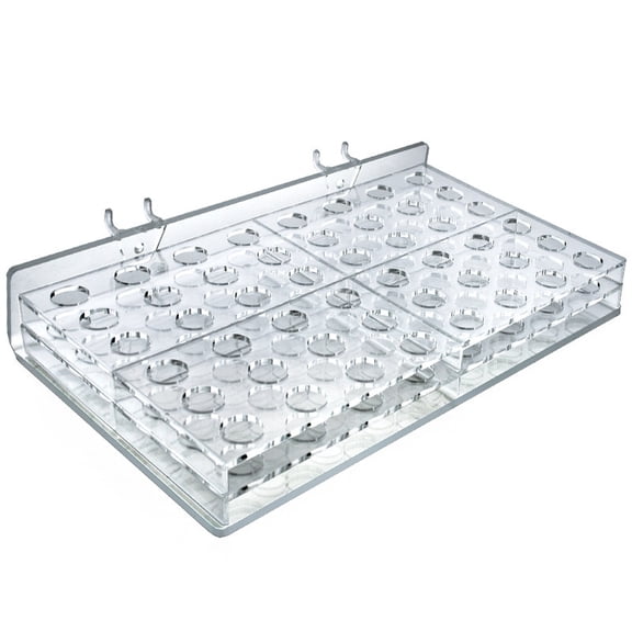 48-compartment Tray - round slot .75" Diameter, 2-Pack