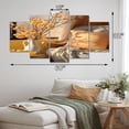 thumbnail image 4 of Designart "Country beauty Apricot Glow II" Food & Beverage Art Living Room Set, 4 of 5
