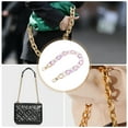 thumbnail image 5 of Unique Bargains 1 Pc Colorful Handbag Chain Strap 14.57" White Purple Acrylic, 5 of 5