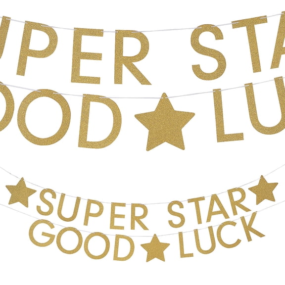 Super Star Good Luck Banner – 2 Piece
