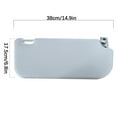thumbnail image 2 of Sun Visor Replacement Fit For KIA Sportage 2005-2015, OE: 85201-03000 852011F010, Driver Left & Passenger Right Side, Sun Visor With Mirror -grey-left, 2 of 6