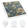 thumbnail image 3 of Nawy Flowers Cloth Napkins Polyester for Farmhouse Party Dining Table Decor Home Decor 6 PCS, 3 of 7