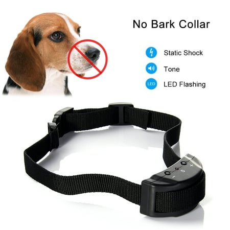 CoastaCloud Anti Bark Adjustable 6 Levels Sensitivity Control No Barking Collar for Dog Pets Training Adjustable Control Shock ,Stop